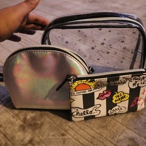 Betsy Johnson Bundle Travel/Makeup Bags